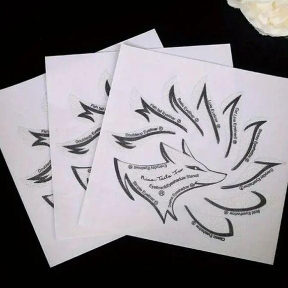 Precision Eyeliner & Eyeshadow Stencil Kit 2 Pack ( 24 stickers ) - Picture 1 of 10